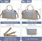 Travel Duffle Bag for Women, Weekender Bags, Hospital Bag for Labor Delivery - Image 2