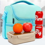 FlowFly Double Decker Cooler Insulated Lunch Bag Large Tote - Image 9