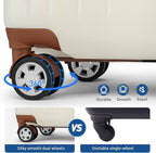KYME Suitcase Hardshell With Double Spinner Wheels, PC+ABS TSA Lock Travel - Image 9