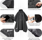 PTEROMY Hooded Rain Poncho for Adult - Image 6