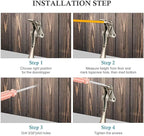 Door Stopper, One-Touch semi-Automatic Metal Door Stopper, - Image 8