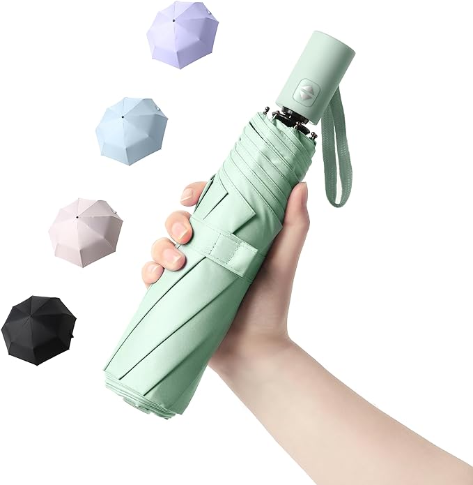 BAODINI Small UV Protection Travel Umbrella Compact by BAODINI