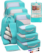 ALL INCLUDED 10 Set Durable Packing Cubes by OlarHike