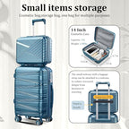 4-Piece Expandable Hardshell Luggage Set - Image 5
