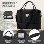 Travel Duffel Bag, Sports Tote Gym Bag, Shoulder Weekender Overnight Bag - Image 4