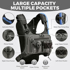 USA Original Patent Running Hydration Vest Backpack, Lightweight Chest Pack - Image 2