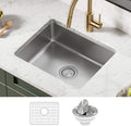 KRAUS Dex 21-inch Undermount 16 Gauge Stainless Steel Single Bowl Kitchen Sink by KRAUS