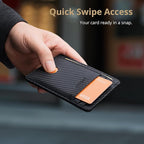 Buffway Slim Minimalist Front Pocket RFID Blocking Leather Wallets - Image 4