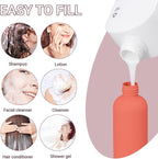 Travel Shampoo Bottle, Empty Plastic Squeeze Bottles 8.8oz - Image 3