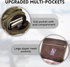 Men'S Duffle Bag For Travel, Expandable Canvas Duffel Bags Overnight Weekend - Image 3