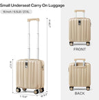 Hanke 16 Inch Underseat Carry on Suitcases - Image 3
