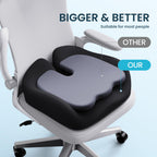 Memory Foam Seat Cushion (Ink Black)