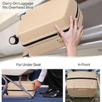 Hanke 16 Inch Underseat Carry On Luggage, Airline-Approved Hard Shell Small - Image 2