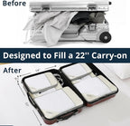 Compression Packing Cubes 3 Set, Compressible Space-Saving Packing Cubes - Image 6