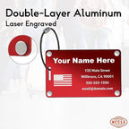 Personalized Metal Luggage Tags - Image 4