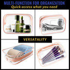 16 Pieces Clear Makeup Bags Bulk, TSA Approved Toiletry Bag - Image 5