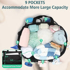 F-color Mesh Shower Caddy Portable, 8.3" Deeper Pockets Large Shower Caddy - Image 4