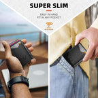 BULLIANT Men Wallet Gift Boxed, Slim Front Pocket Wallet Money Clip Card Holder - Image 7