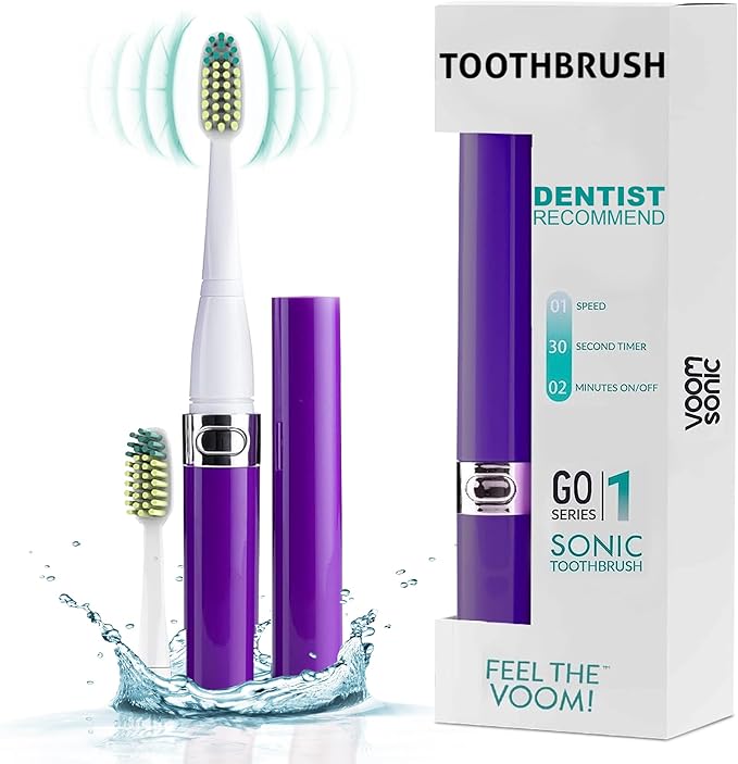 Voom Sonic Go 1 Series Travel Electric Toothbrush | Travel Toothbrushes by VoomSonic