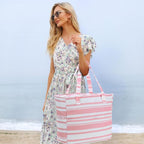LEDAOU Beach Bag Waterproof Sandproof Women Tote Bag Pool Bag - Image 3