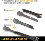 UCO Recycled ECO 5-Piece Camping Mess Kit - Image 5