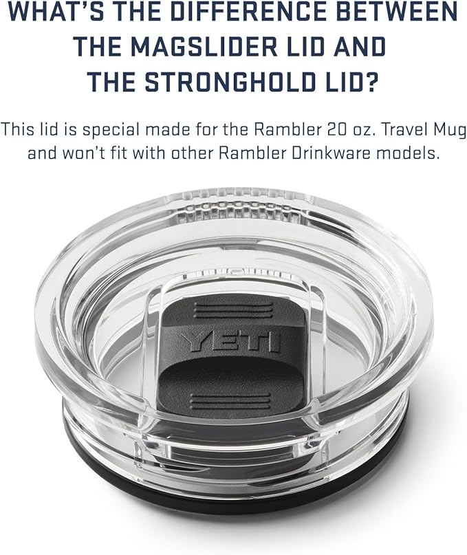 YETI Rambler 20 oz Travel Mug, Stainless Steel, Vacuum Insulated - Image 8