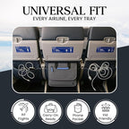 SO~MINE Airplane Pocket Organizer | Tray Table Cover | In Flight Seat Back - Image 5