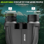 Occer 12x32 Compact Binoculars for Adults High Powered, Large Eyepiece - Image 5