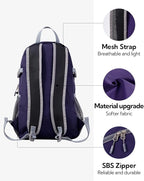 WATERFLY Small Lightweight Packable Backpack: 20l Ultra Light Foldable Travel - Image 4