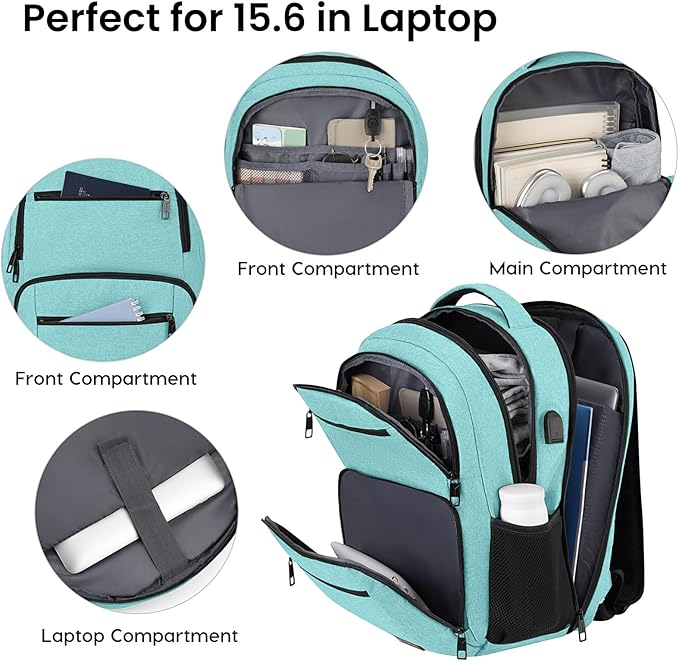 Backpack for Girls Women, School Backpack for Teen Boys, Lightweight Casual - Image 2