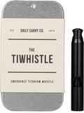 DAILYCARRYCO. Titanium Whistle for Emergency, Camping & Hiking Whistle by DAILYCARRYCO