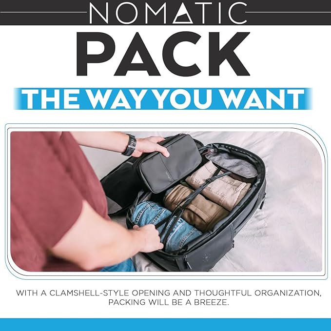 NOMATIC Navigator Travel Backpack - 32L Backpack - Anti-Theft Carry-On Backpack - Image 3