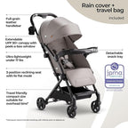 Mompush Lithe V2 Lightweight Travel Stroller, Compact Foldable Baby Stroller - Image 2