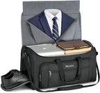 MILADA Convertible 2-in-1 Garment Duffel Weekender Bag Carry On Garment Bags by MILADA