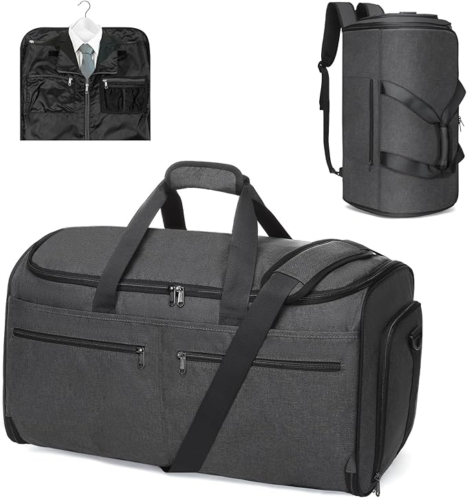 Bukere Garment Bags for Travel, Convertible Carry on Duffel Bag for Men Women by Bukere
