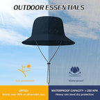 Durio Waterproof Bucket Hats for Woman UPF 50+ Sun Hat UV Protection Packable - Image 2