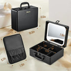 Joligrace Makeup Box with Detachable Lighted Mirror, Travel Train Case - Image 6