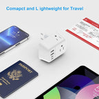 International Travel Adapter, Europe Travel Adapter - Image 6