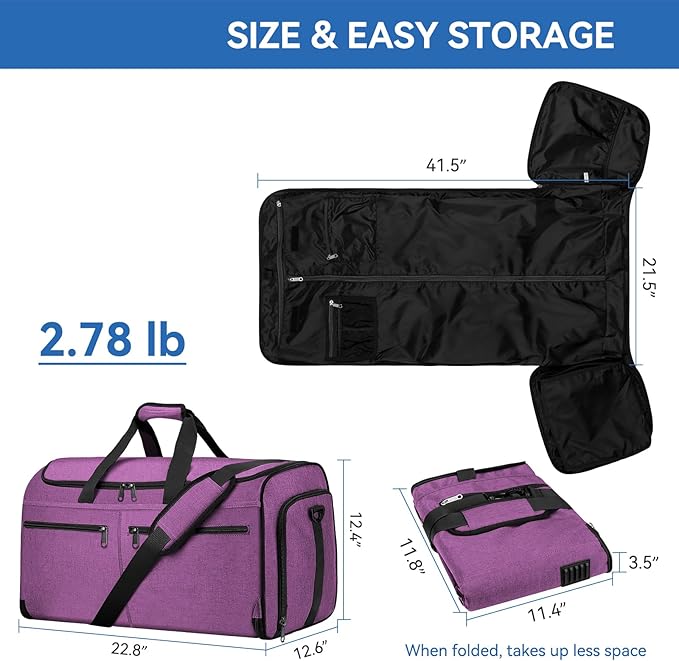 Bukere Carry on Garment Duffle Bag - Image 5