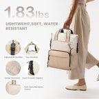 VONAL Diaper Bag Backpack, Lightweight Baby Diaper Bags, Travel Large Diaper Bag - Image 6