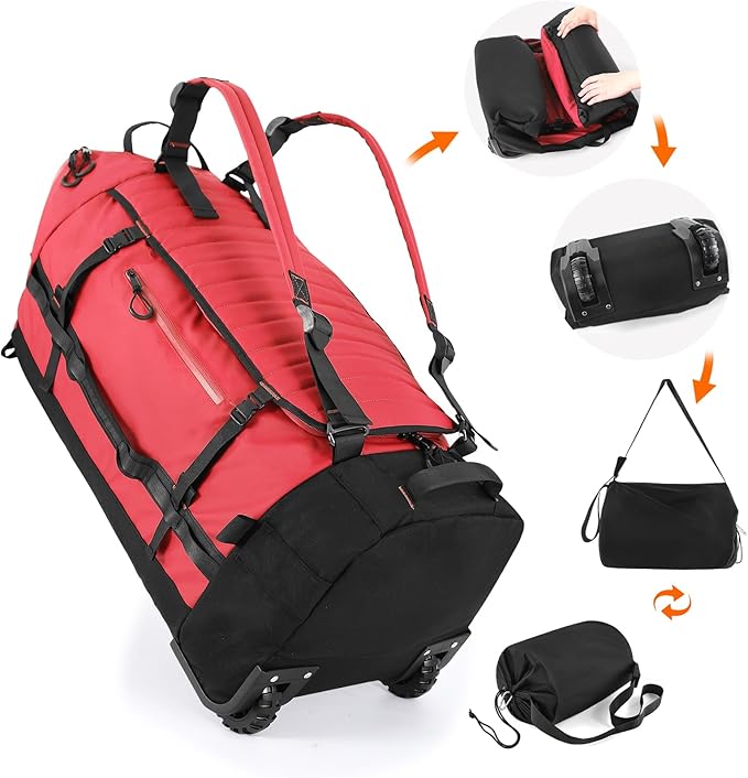 Vomgomfom 86L Collapsible Wheeled Luggage - Image 9