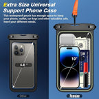 Temdan 2 Pcs Floating Waterproof Phone Pouch, Universal IPX8 Waterproof Cell - Image 2