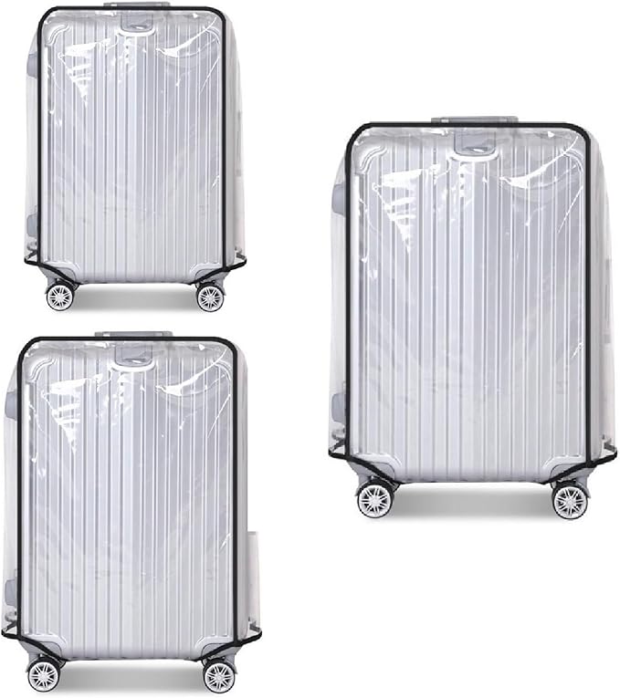 Clear PVC Luggage Cover Protectors by FABULWAY