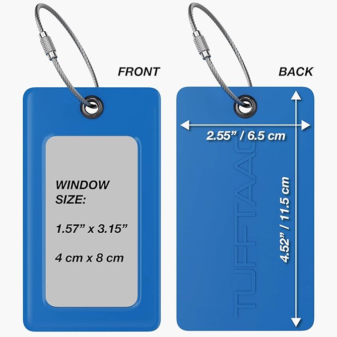 Luggage Tags Business Card Holder by TUFFTAAG - Image 4