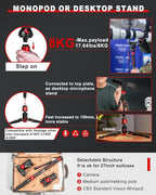IFOOTAGE Monopod for Camera Cobra 3 A180T, Quick Adjust Monopod - Image 5