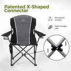 ALPHA CAMP Oversized Camping Folding Chair - Image 8