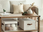 StorageWorks Storage Bins with Lid and Clear Window, Fabric Storage Boxes with - Image 7