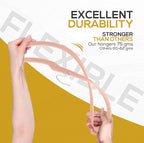 50 Pack New Premium Quality Velvet Hangers Ultra Thin Non Slip Adult Felt Space - Image 8