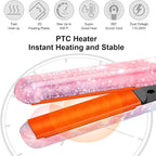 PARWIN PRO BEAUTY Hair Styling Set Valentine Gift - 1875w Professional Hair Dryer - 1 Inch Titanium Curling Iron- 1 Inch Anti-Static Hair Straightener- Negative Ionic Technology - Pack of 3
