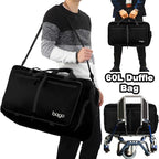 Bago Foldable Duffel Bags for Traveling Women & Men - 60L Medium Packable - Image 2